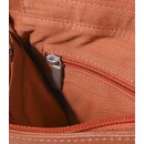 TASCHE Fächer terrakotta, Rindsleder H30 x B27 x T10cm