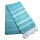 Fouta HAMMAM L weiß-atollblau