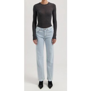 Damen Jeans Carry Mid Straight-Light Stone