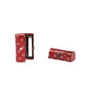 Shantileder Lippenstiftetui "Punkte" rot