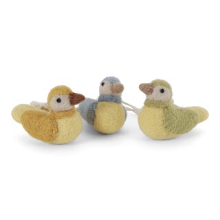 Mini Sparrow Yellow - Set of 3