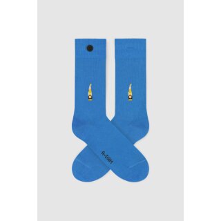 Socken Bier mit Limetten
