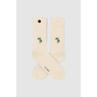 Socken Palm Trees off white