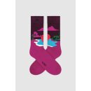 Socken Sunset red