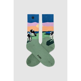Socken Meadow green