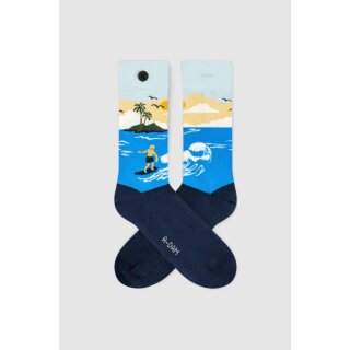 Socken Surf blue