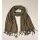 SCHAL bestickt graphit, 100% Baumwolle 180x65cm