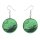 Ohrringe kreisrund, grun, Capiz