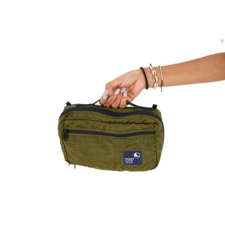 Wash Bag Olive Brown