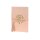 Notizbuch Chakra 18x13cm LOTUS, rosa, Recyclingpapier