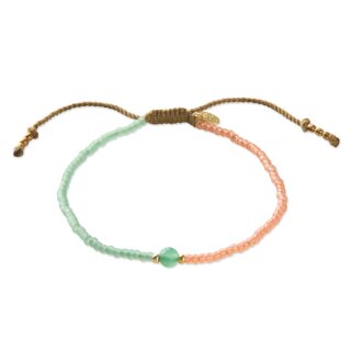 Pleasure Aventurin goldfarbiges Armband