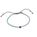 Pleasure Lapislazuli silberfarbiges Armband