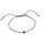 Pleasure Lapislazuli silberfarbiges Armband