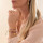 Pleasure Rosenquarz goldfarbiges Armband