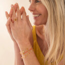 Flashy Citrin goldfarbiges Armband