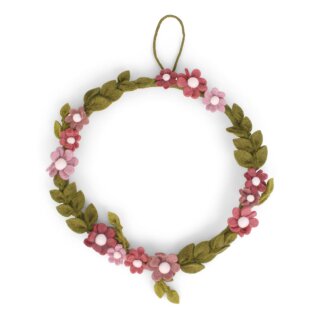 Kranz Anemone altrosa, Ø 28 cm