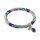 Artistic Lapislazuli silberfarbiges Armband