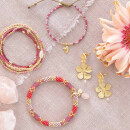 Artistic Rosenquarz goldfarbiges Armband