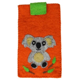 Filzhülle-Smartphone Koala