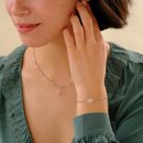 Wanting Rosenquarz Armband Silberfarben