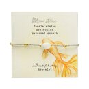 Wanting Mondstein Armband Goldfarben