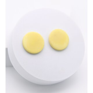 OHRRINGE Scheibe hellgelb, Tagua dm 2,3cm