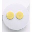 OHRRINGE Scheibe hellgelb, Tagua dm 2,3cm