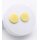 OHRRINGE Scheibe hellgelb, Tagua dm 2,3cm