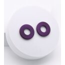 OHRRINGE Ringe aubergine, Tagua dm 2,3cm