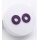 OHRRINGE Ringe aubergine, Tagua dm 2,3cm