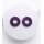 OHRRINGE Ringe aubergine, Tagua dm 2,3cm