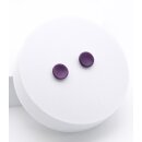 OHRRINGE aubergine, Tagua dm 1,2cm