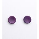 OHRRINGE aubergine, Tagua dm 1,2cm