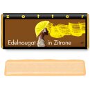 Edelnougat in Zitrone