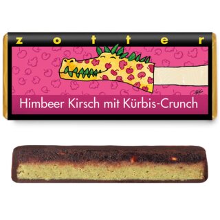 Himbeer Kirsch mit Kübis-Crunch