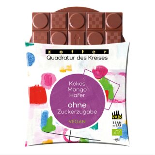 Kokos Mango Hafer ohne Zuckerzugabe