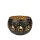 Windlicht rund,18x13cm NIGHT FOREST, schwarz-gold, Eisenblec