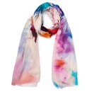 Schal 200x70, ONE WORLD multicolour, Modal-Baumwolle