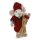 Maus weiß, Kleid & Ski, 12 cm