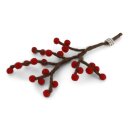 Zweig mini, Beeren rot, 19 cm