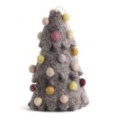 Christbaum grau, 9 cm