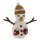 Schneemann, Mütze ocker, Handschuhe, 10,5 cm