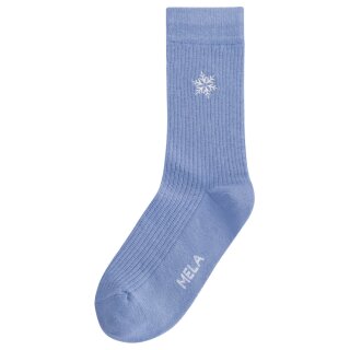 Socken Stickerei Schneeflocke