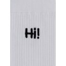 Socken Stickerei Hi!