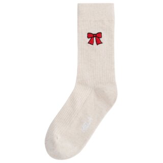 Socken Stickerei Schleife