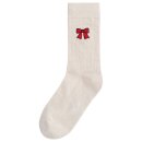 Socken Stickerei Schleife