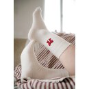 Socken Stickerei Schleife