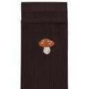 Socken Stickerei Pilz