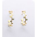 CREOLEN Punkte, Messing 18k vergoldet dm 2cm