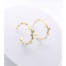 CREOLEN Punkte, Messing 18k vergoldet dm 2cm